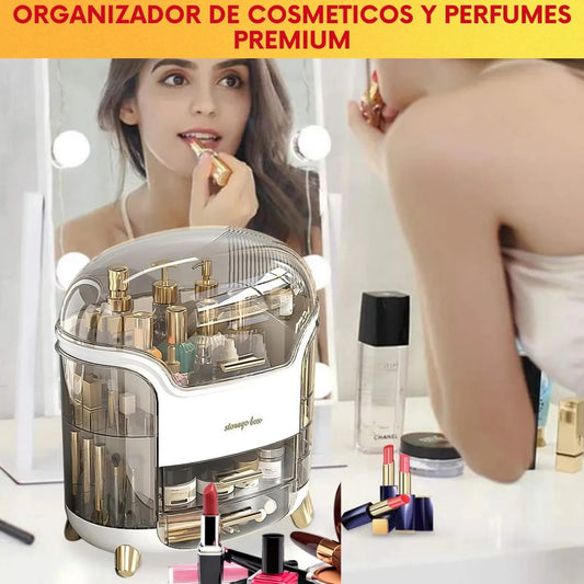 ORGANIZADOR DE COSMETICOS Y PERFUMES PREMIUM