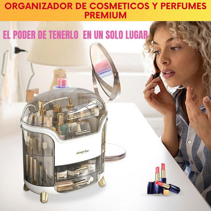 ORGANIZADOR DE COSMETICOS Y PERFUMES PREMIUM