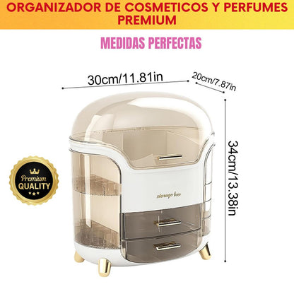 ORGANIZADOR DE COSMETICOS Y PERFUMES PREMIUM